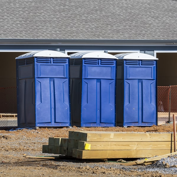 can i customize the exterior of the portable restrooms with my event logo or branding in Durhamville New York